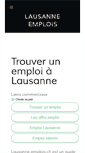 Mobile Screenshot of lausanne-emplois.ch